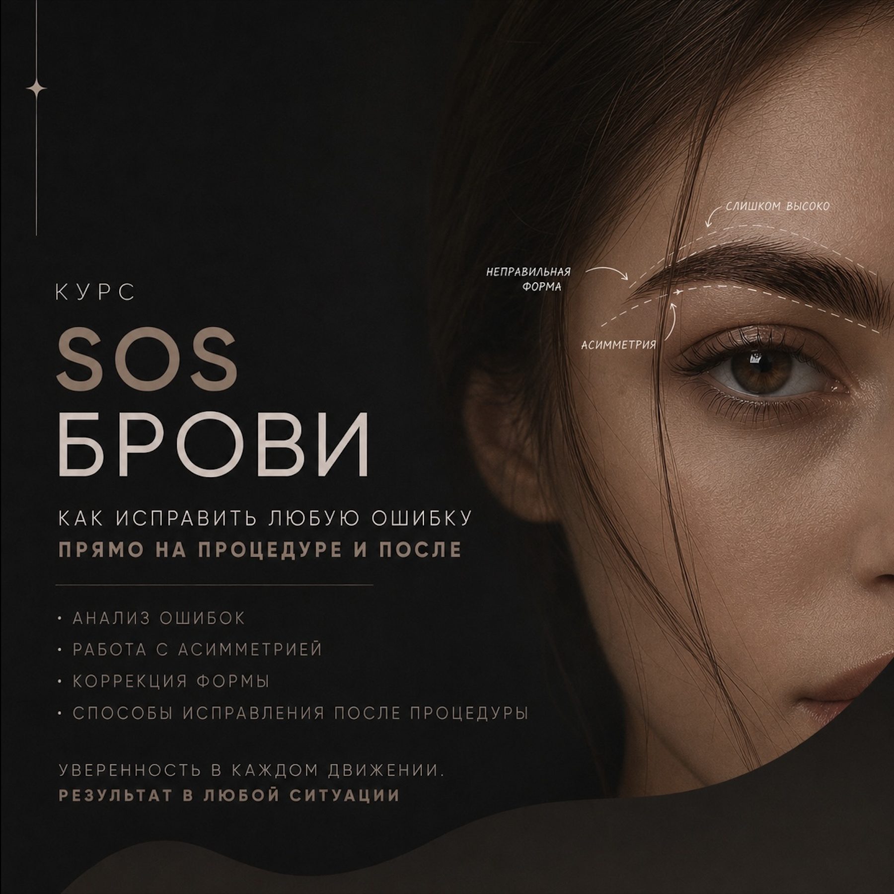 SOS Брови — курс Mary Pochapskaya